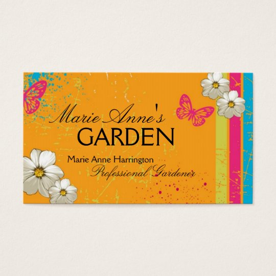 Modern Gardening Business Card
