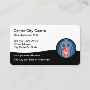 Modern Gastroenterologist Medical Business Cards