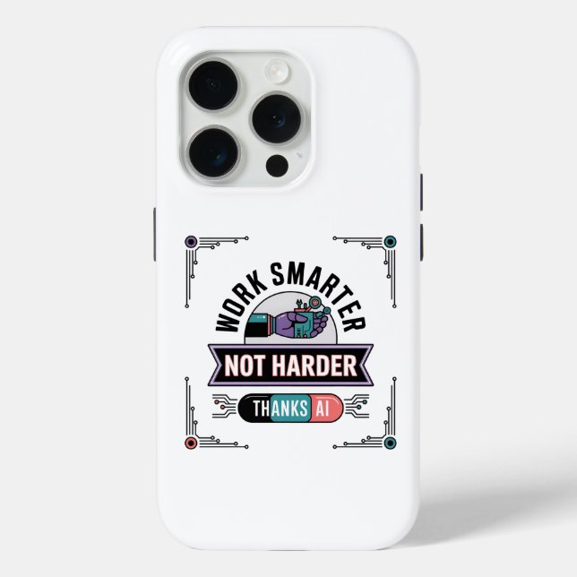 Modern Geek Tech Trends Digital Transformation Case-Mate iPhone Case (Back)