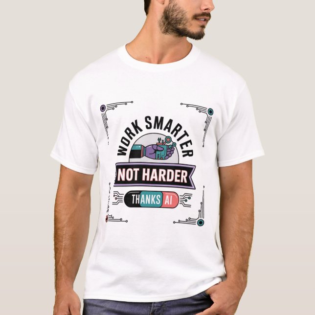 Modern Geek Tech Trends Digital Transformation T-Shirt (Front)