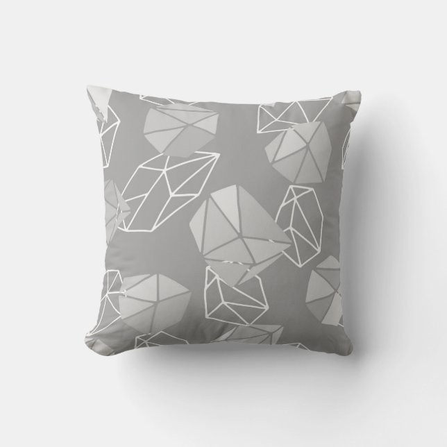 Modern Gems Pattern Cushion (Front)