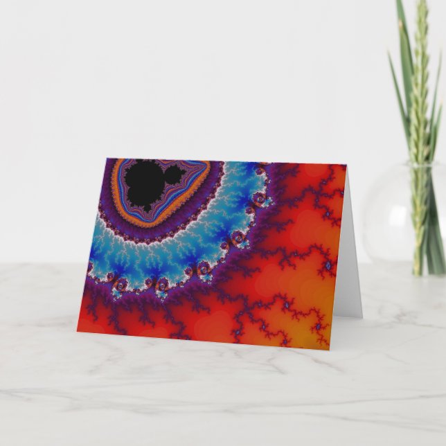 Modern Geode Greeting Card (Front)