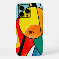 Modern Geometric Abstract Bright Colours