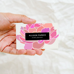 Modern Geometric Abstract Business Card