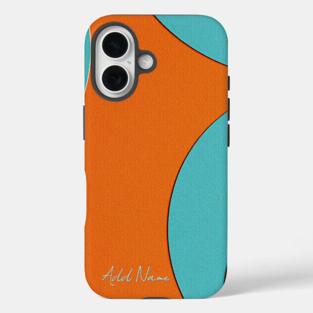 Modern Geometric Abstract Design Case-Mate iPhone Case (Back)