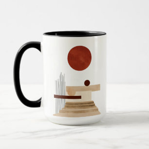 Modern Geometric Abstract Mug