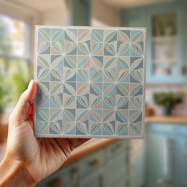 Modern Geometric Abstract Pat#19 ID1192 Tile (Creator Uploaded)