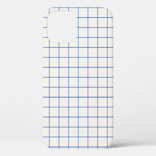 Modern geometric abstract pattern design with simp iPhone 12 case