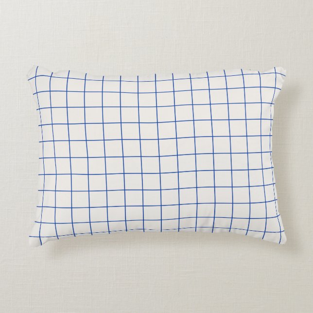 Modern geometric abstract pattern design with simp decorative cushion (Front)