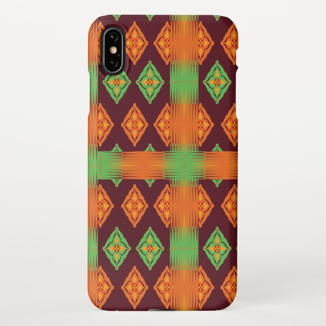 Modern Geometric Abstract Pattern iPhone 17 Pro Ma iPhone Case (Back)