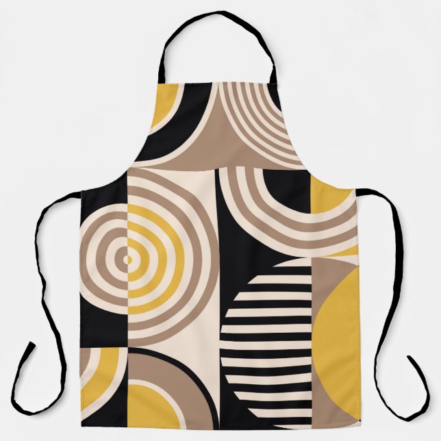 Modern geometric abstract pattern. Vintage design Apron (Front)