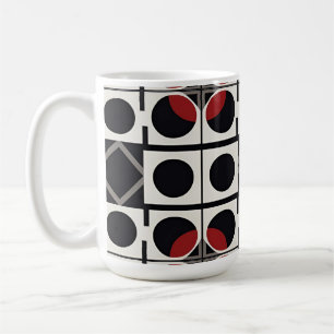 Modern Geometric Abstract With Circles Coffee Mug