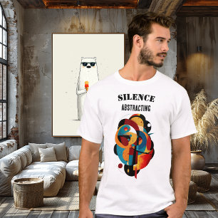 Modern Geometric Art, Minimal Abstract for Thinker T-Shirt