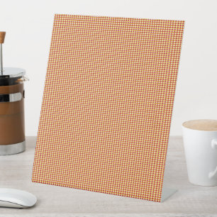 Modern Geometric Back to School Pattern Pedestal Sign