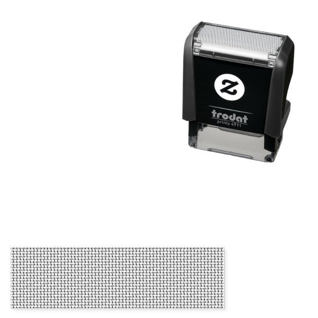 Modern Geometric Back to School Pattern Self-inking Stamp (In Situ)