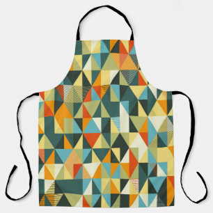 Modern Geometric background. Abstract flat pattern Apron
