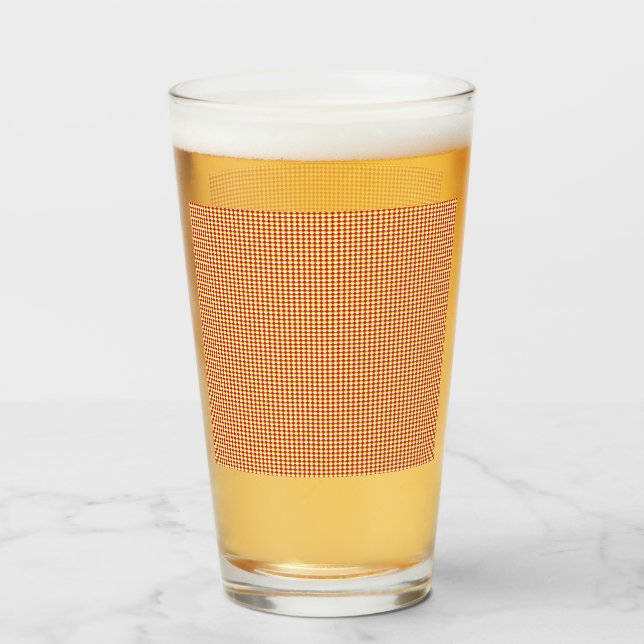 Modern Geometric Birthday Pattern Glass (Front Filled)