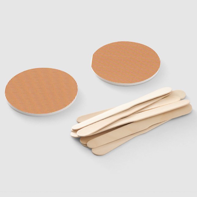 Modern Geometric Birthday Pattern Hand Fan (Non-assembled)