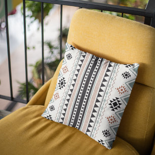 Modern Geometric Boho Tribal Decor Cushion