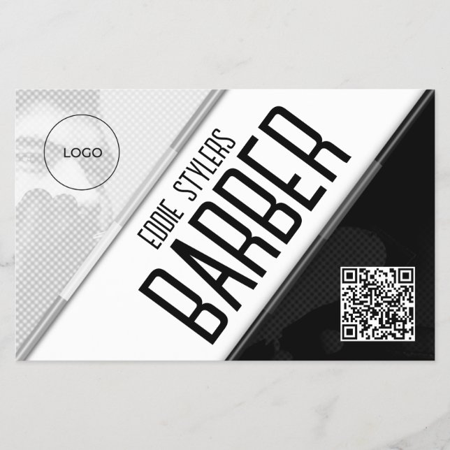 Modern geometric bold  flyer (Front)