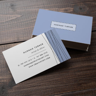 Modern Geometric Business Cards Sky