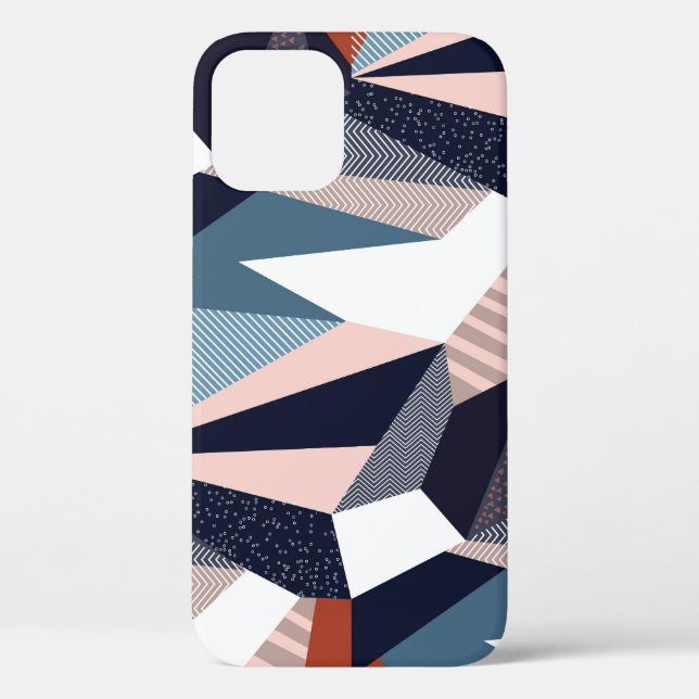 Modern geometric collage, seamless pattern. Case-Mate iPhone case (Back)
