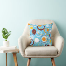 Modern Geometric Colourful Circles Shape Pattern
