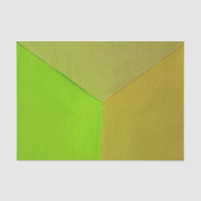 Modern Geometric Configurative Photo Tissue Paper (Front)