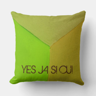 Modern Geometric Configurative Photo with any Text Cushion
