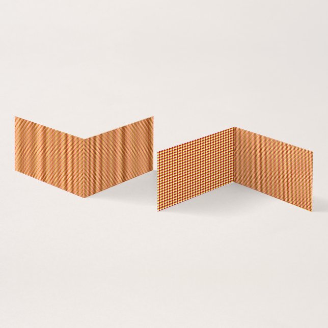 Modern Geometric Corporate Pattern Business Card (Inside and Outside)