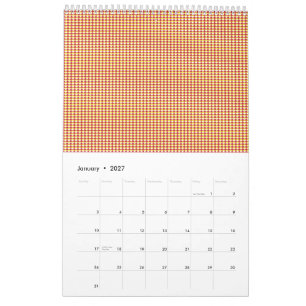 Modern Geometric Corporate Pattern Calendar