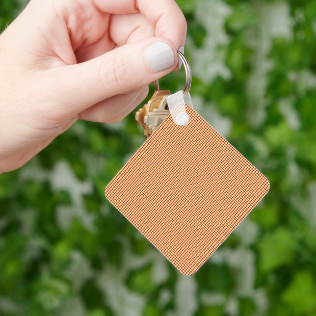 Modern Geometric Corporate Pattern Key Ring (Hand)