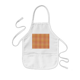 Modern Geometric Corporate Pattern Kids Apron