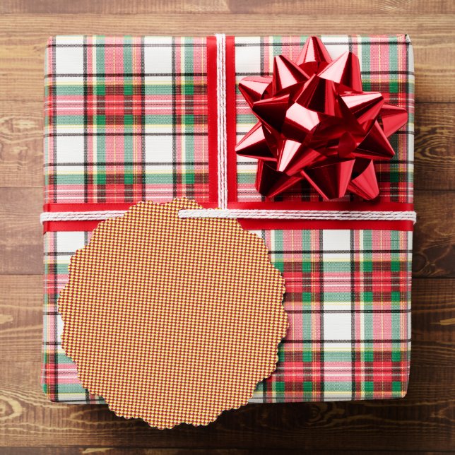 Modern Geometric Corporate Pattern Tree Decoration Card (Insitu (Gift))