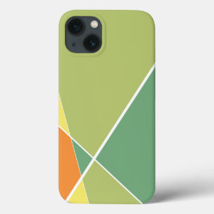 Modern Geometric Criss Cross Lines Citrus Case