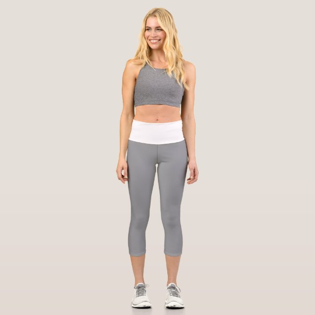 Modern Geometric Design Leggings (Front)