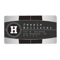 Modern Geometric Design Return Address