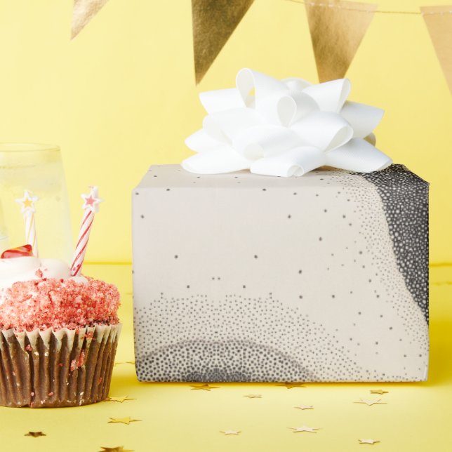 Modern Geometric Earth Tone Wrapping Paper (Birthday Party)