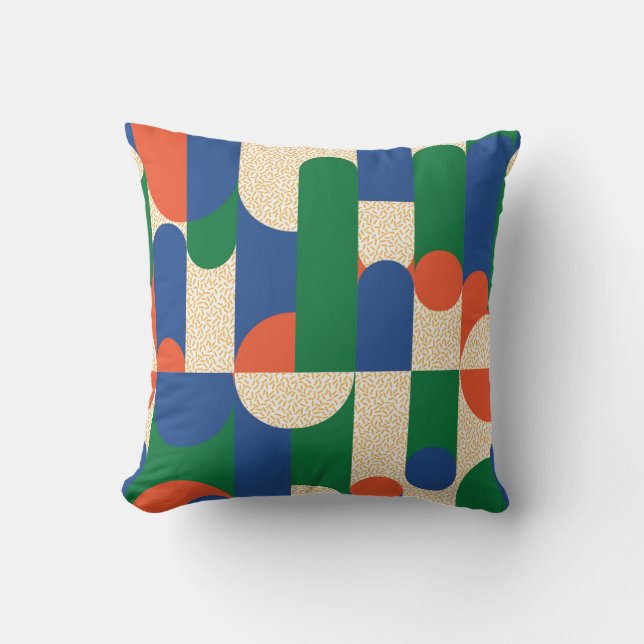 Modern Geometric Fusion Cushion (Front)
