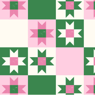 Modern Geometric Gift Wrapping Paper – Pink & Gree