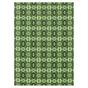 Modern geometric green pattern tablecloth