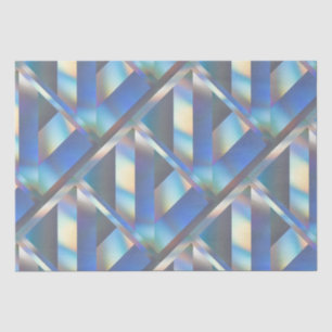 Modern Geometric Holographic Pastel Rainbow Party Tissue Paper