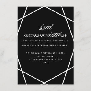 Modern Geometric Hotel Card