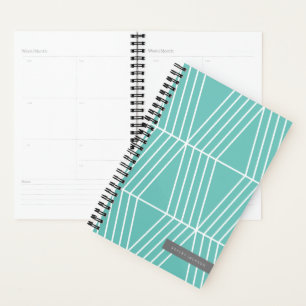 Modern Geometric Lines Planner