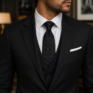 Modern Geometric Luxury Pattern Tie