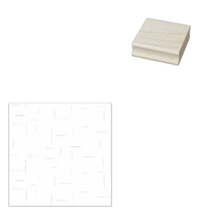 Modern Geometric Luxury Rubber Stamp