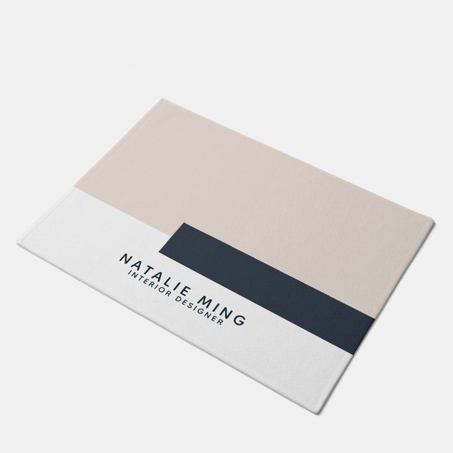 Modern Geometric minimal Doormat (Angled)