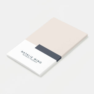 Modern Geometric Minimalist Post-it Notes