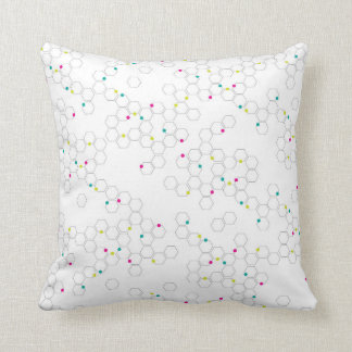 Modern Geometric Molecule Cushion