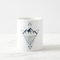 Modern Geometric Nature Mountains Hipster